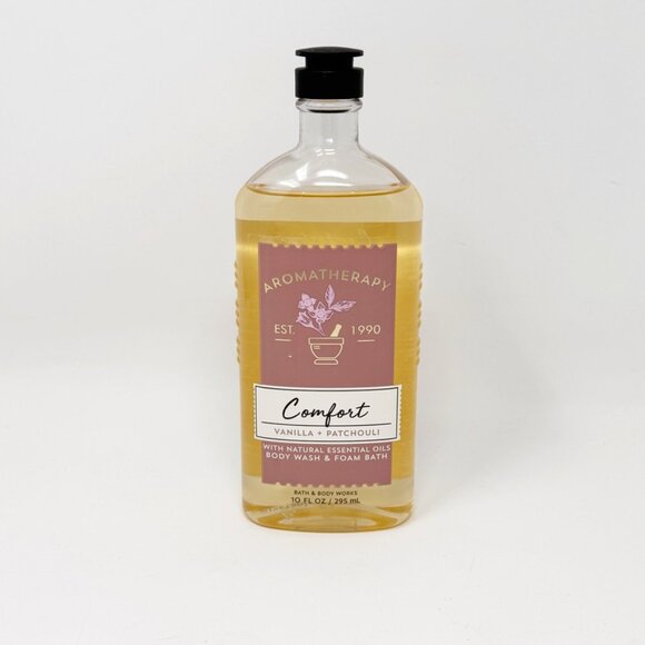 Bath & Body Works Aromatherapy Comfort VANILLA PATCHOULI Body Wash Foam Bath NEW